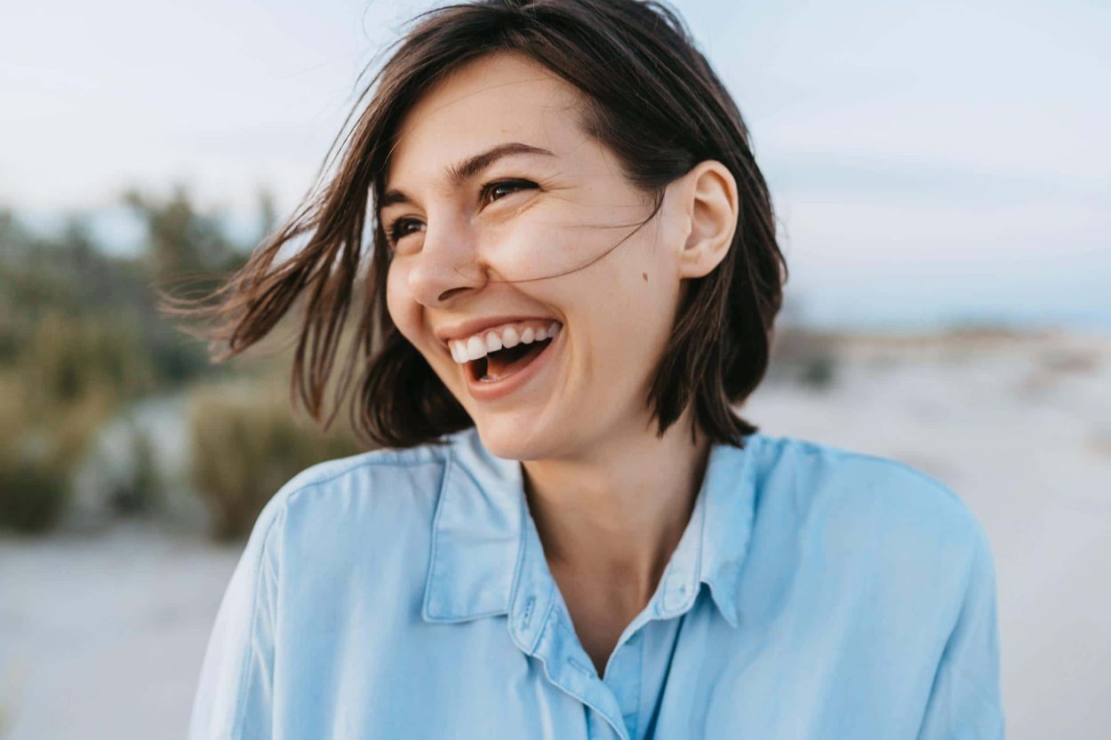 Happy woman